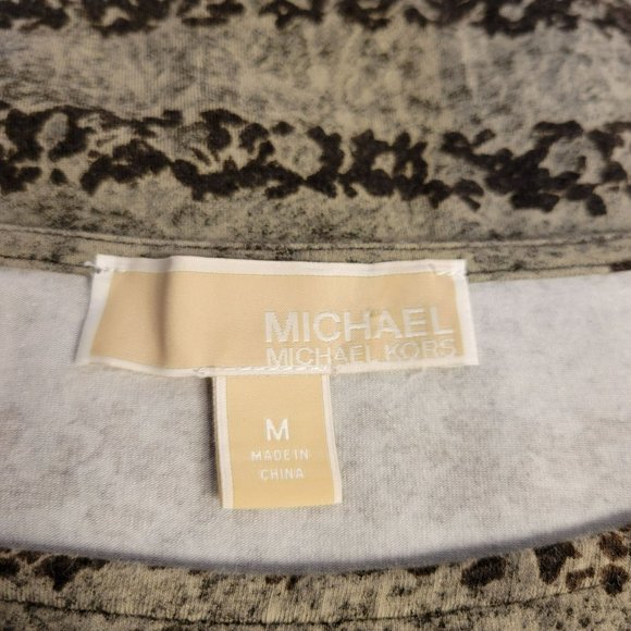 MICHAEL Michael Kors Womans Size Medium Short Sleeve Top Shirt - Picture 4 of 8